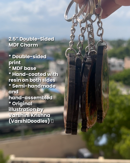 Meenakshi  KEYCHAIN  ||LIMITED EDITION || Free shipping || buy 2 or more  to get Discounts!!