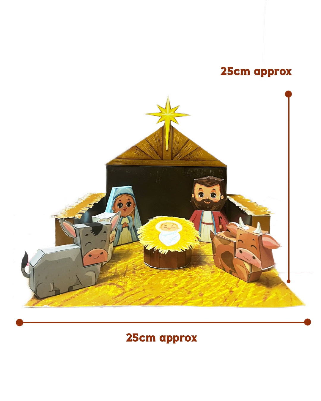 DIY NATIVITY SCENE KIT || PAPCONS