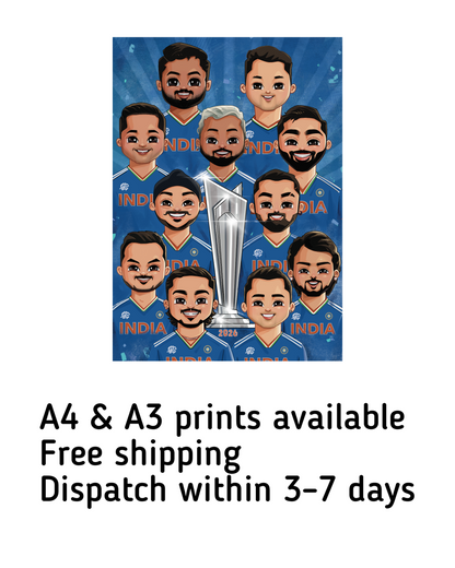 CHAMPIONS 2026 || T20 world cup || ready to frame prints || Free shipping