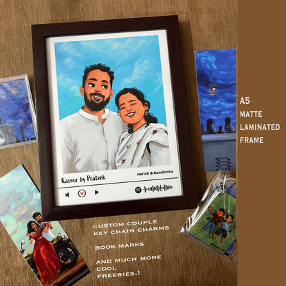 Listening to our fav song || A5 frame ||valentines day pack || preorder || FREE shipping