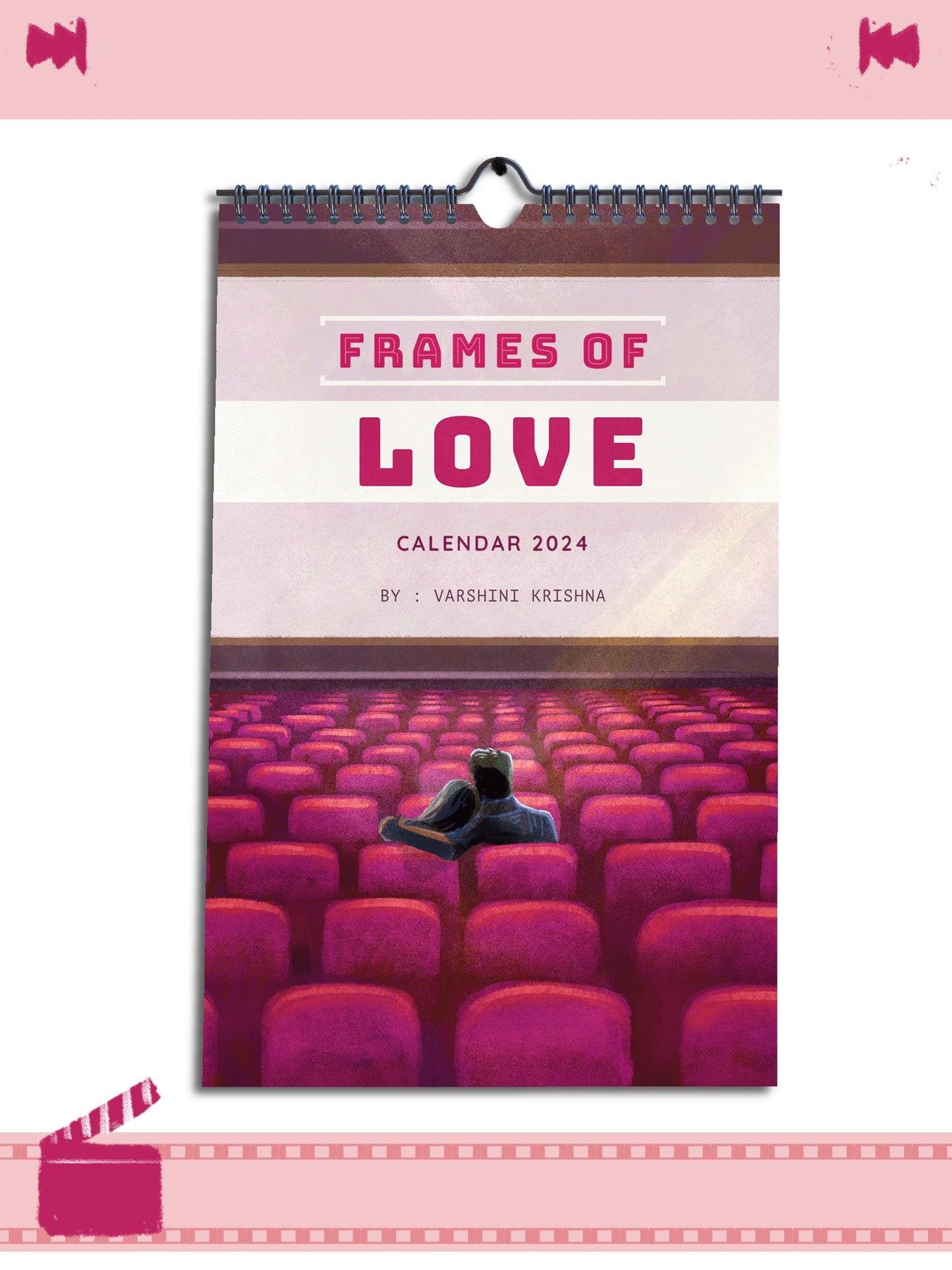 Frames of love || Wall calendar || Free shipping