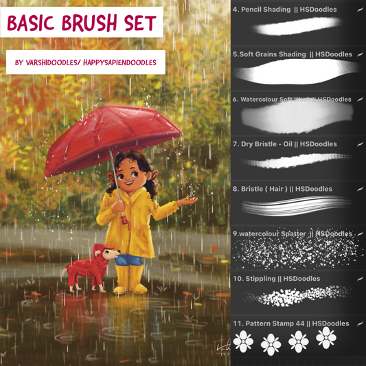 Basic brush pack  ||Procreate brushes ||