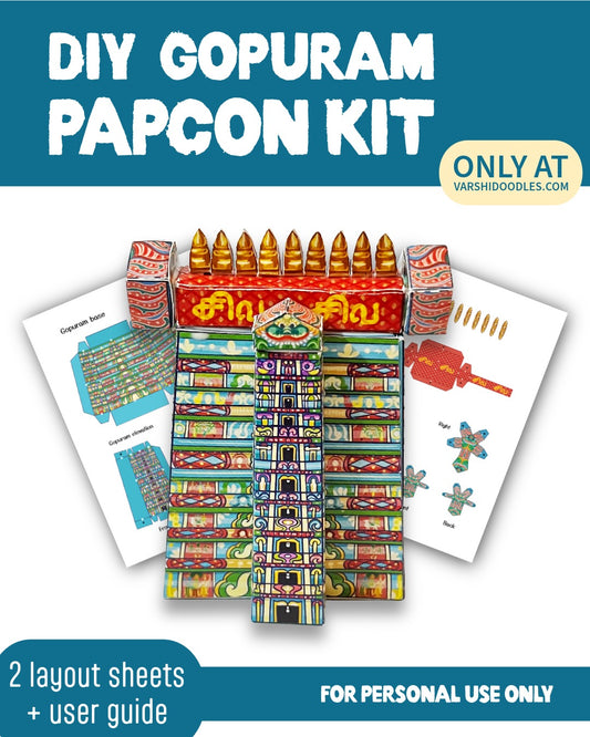 DIY GOPURAM  LAYOUT || PAPCONS || Free shipping