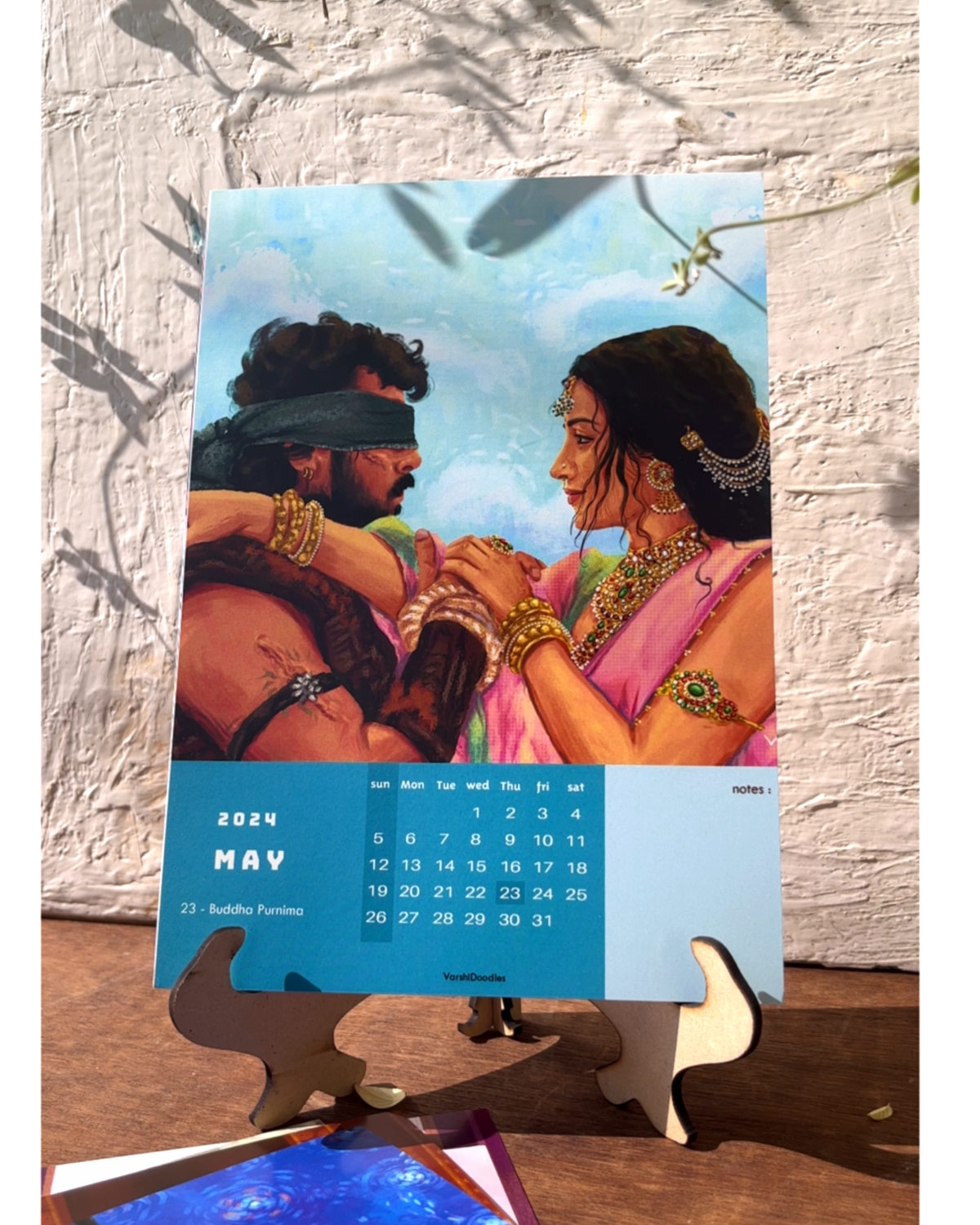 Frames of love || Desktop calendar || Free shipping