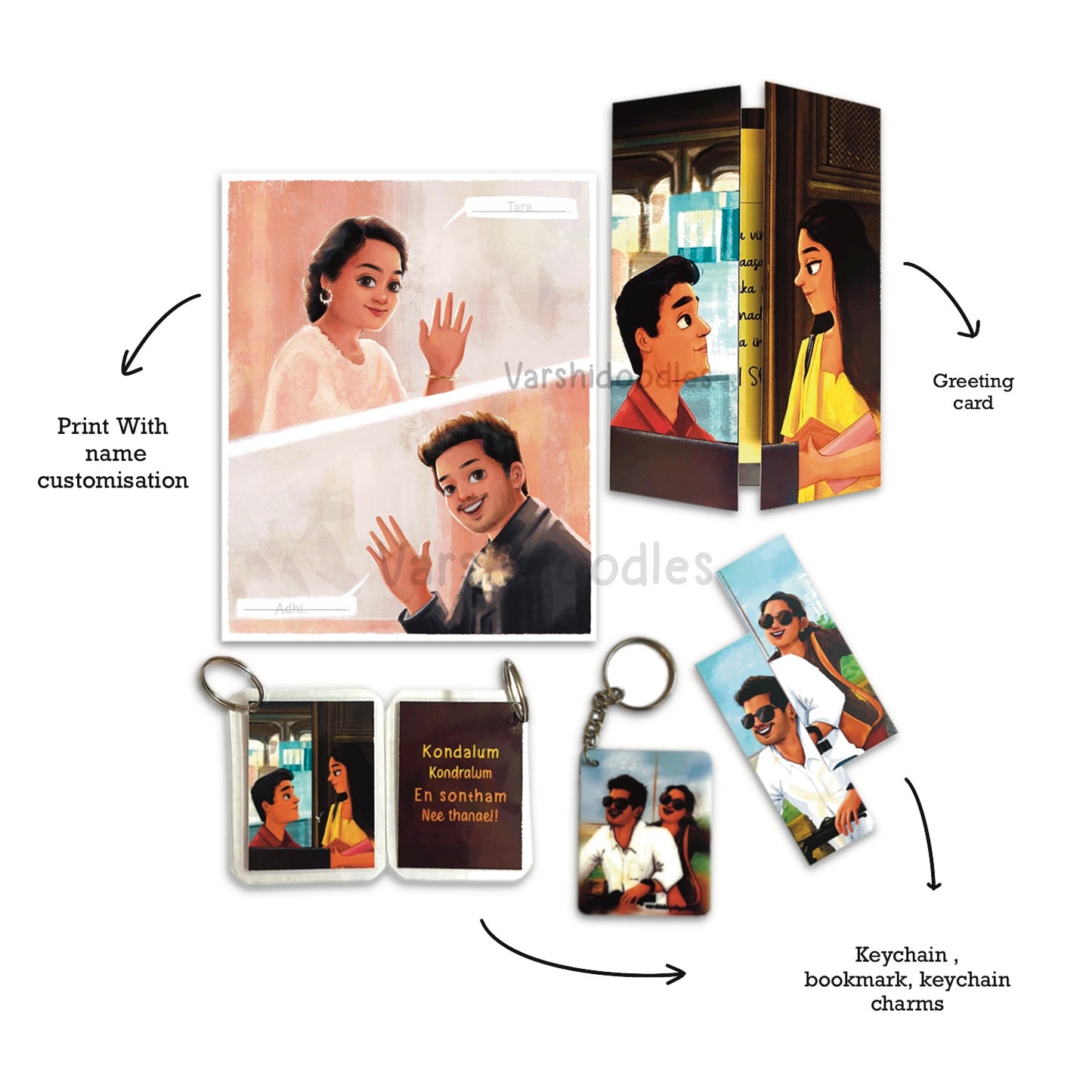 Ok kanmani x Alaipayuthey Gift pack ❤️ || name customisation ||