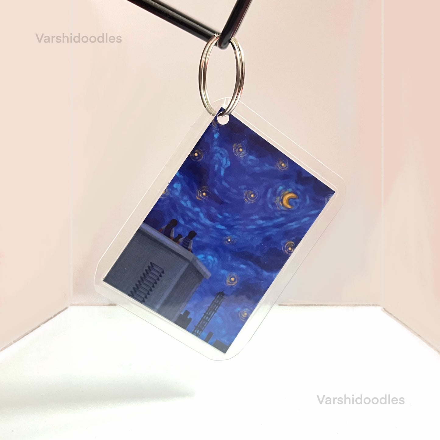 Starry night || you are my dream || one Keychain Charm