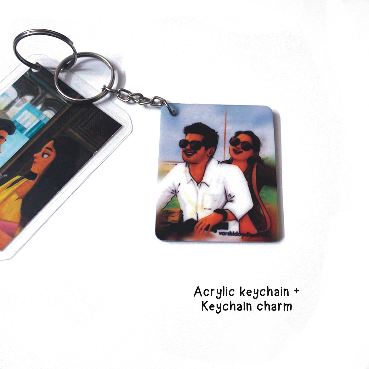 Ok kanmani acrylic keychain + Alaipayuthey keychain charm