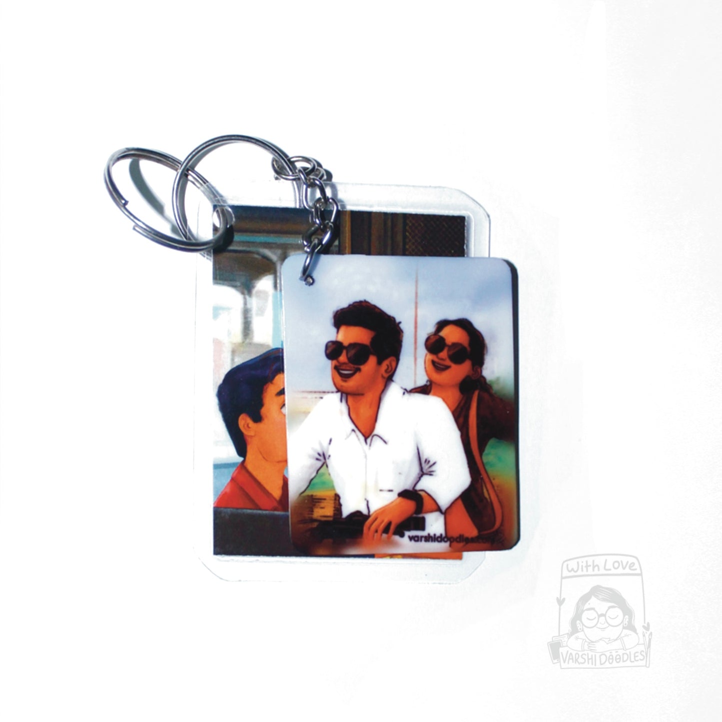 Ok kanmani acrylic keychain + Alaipayuthey keychain charm