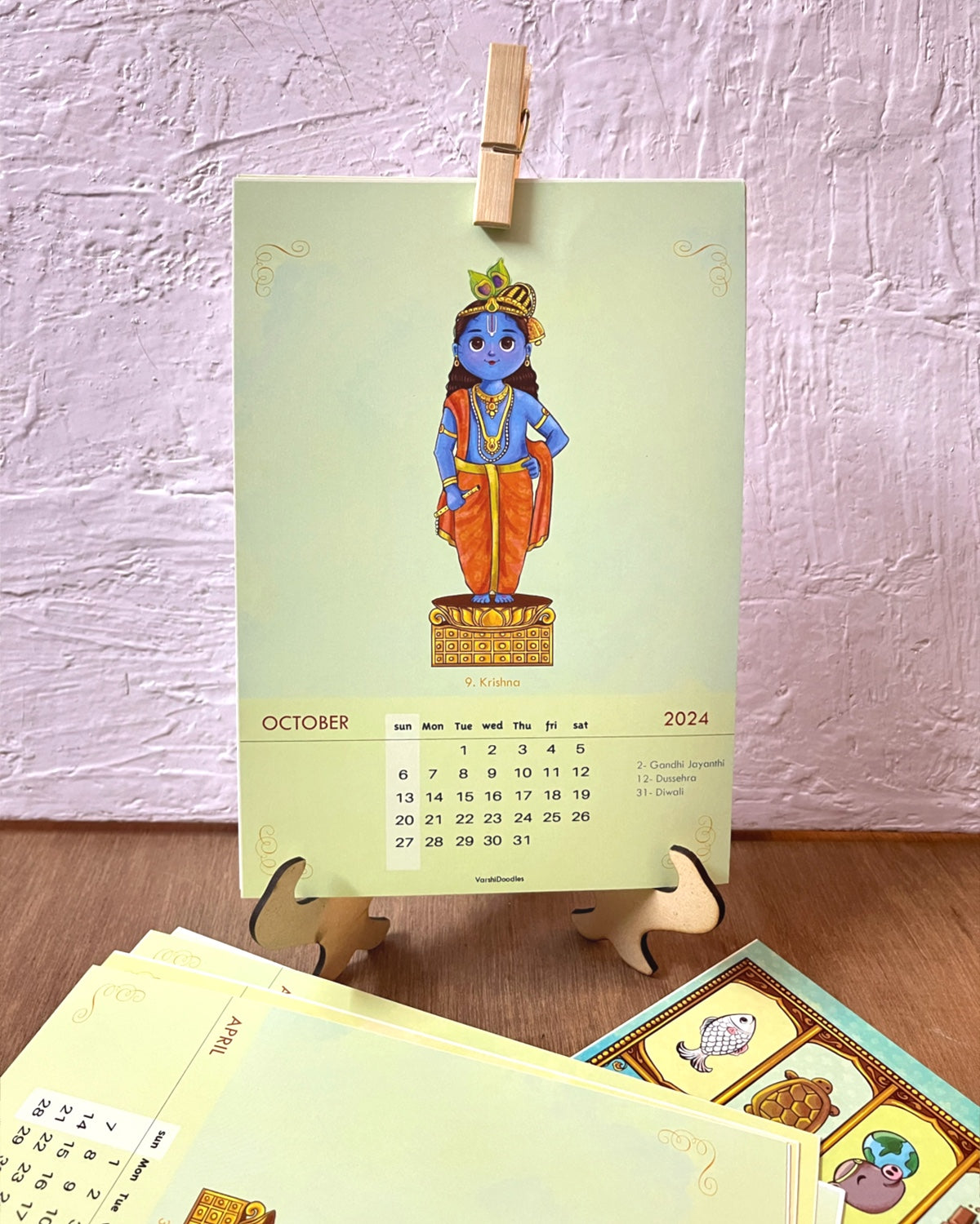 DASAVATHARAM || Desktop calendar || Free shipping