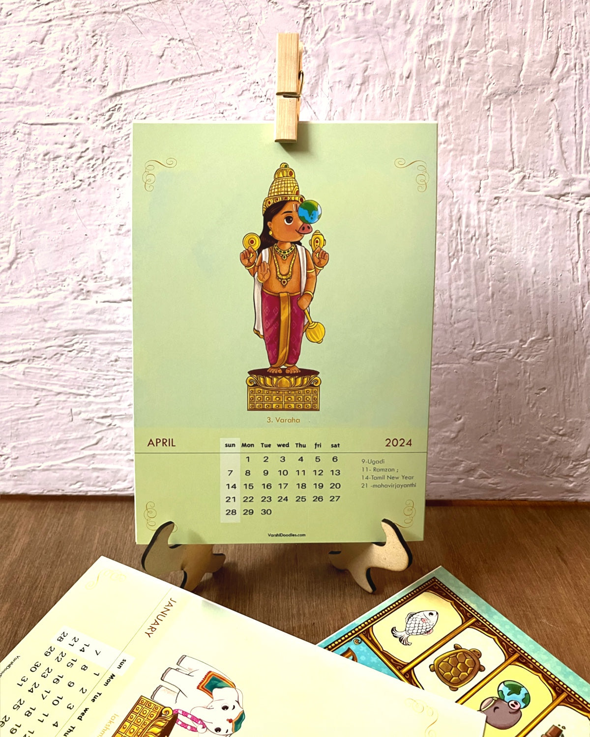 DASAVATHARAM || Desktop calendar || Free shipping