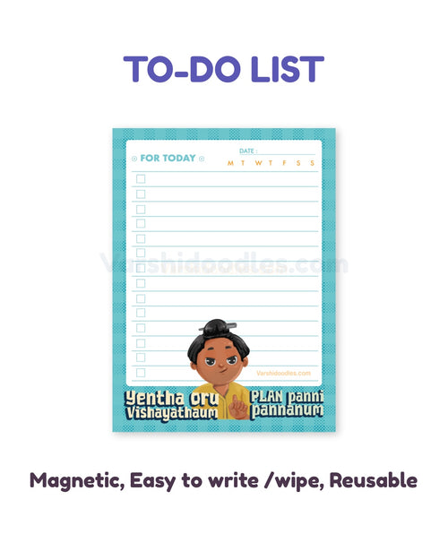 Plan panni pannanum || Vadivelu  || TO DO list || Magnetic || easy to write and wipe