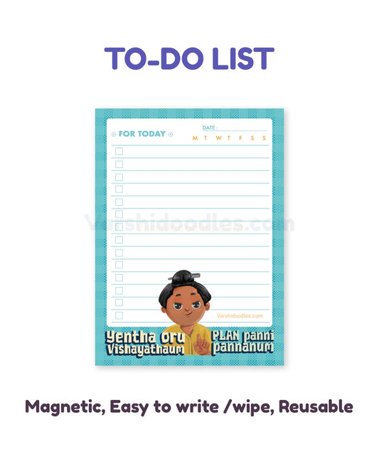 Plan panni pannanum || Vadivelu  || TO DO list || Magnetic || easy to write and wipe
