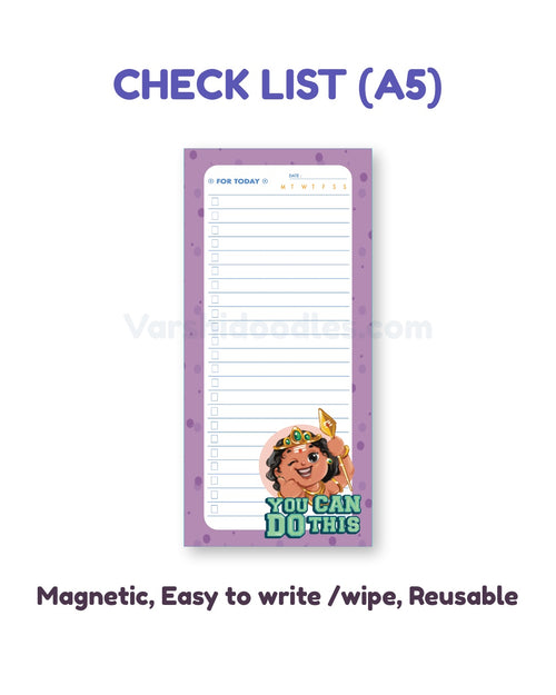MURUGA || You can do this || Check list  || Magnetic || easy to write and wipe